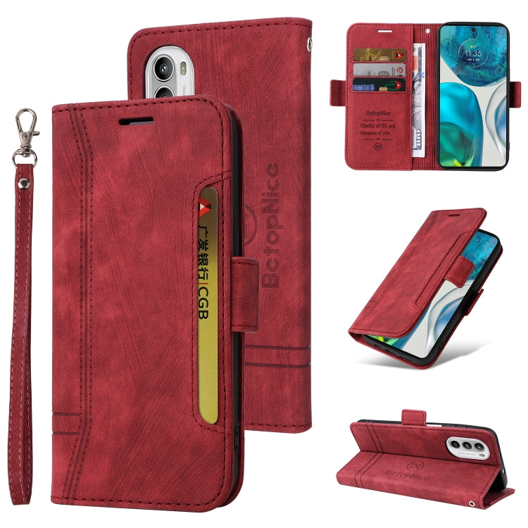 For Motorola Moto G52 / G82 BETOPNICE Dual-side Buckle Leather Phone Case