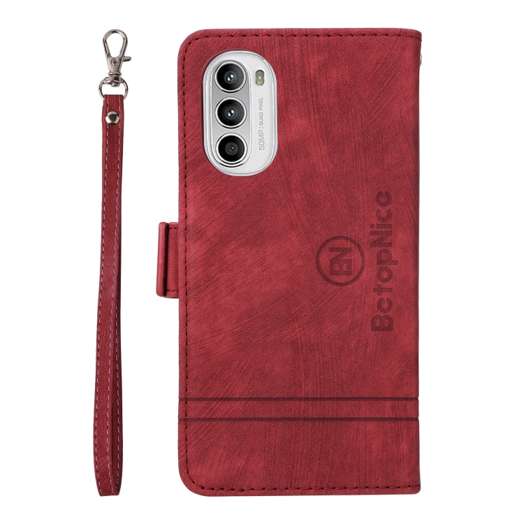 For Motorola Moto G52 / G82 BETOPNICE Dual-side Buckle Leather Phone Case