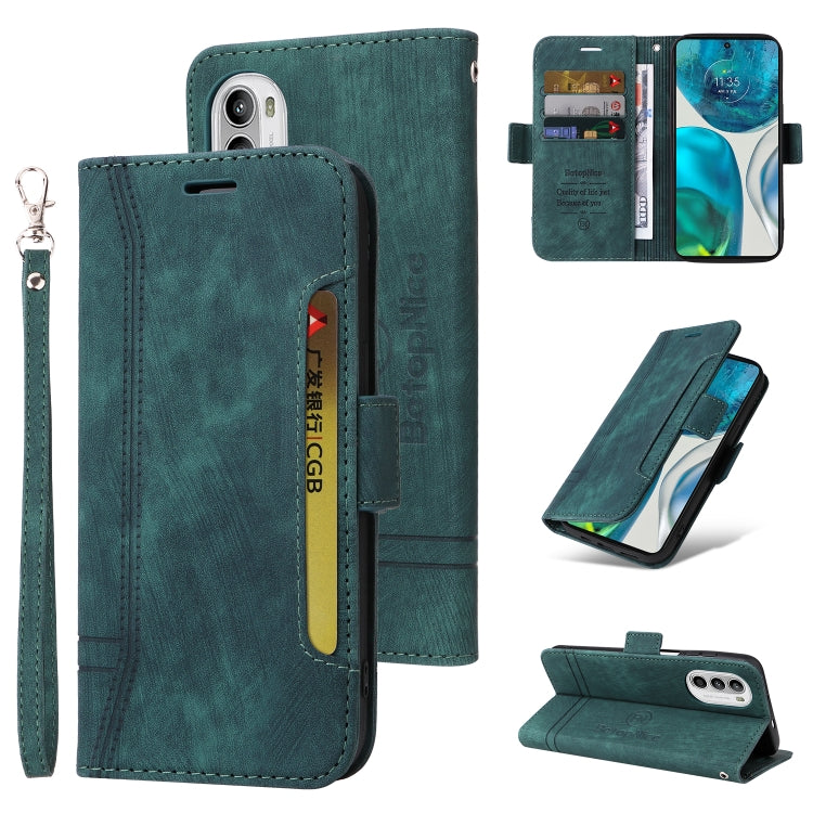 For Motorola Moto G52 / G82 BETOPNICE Dual-side Buckle Leather Phone Case