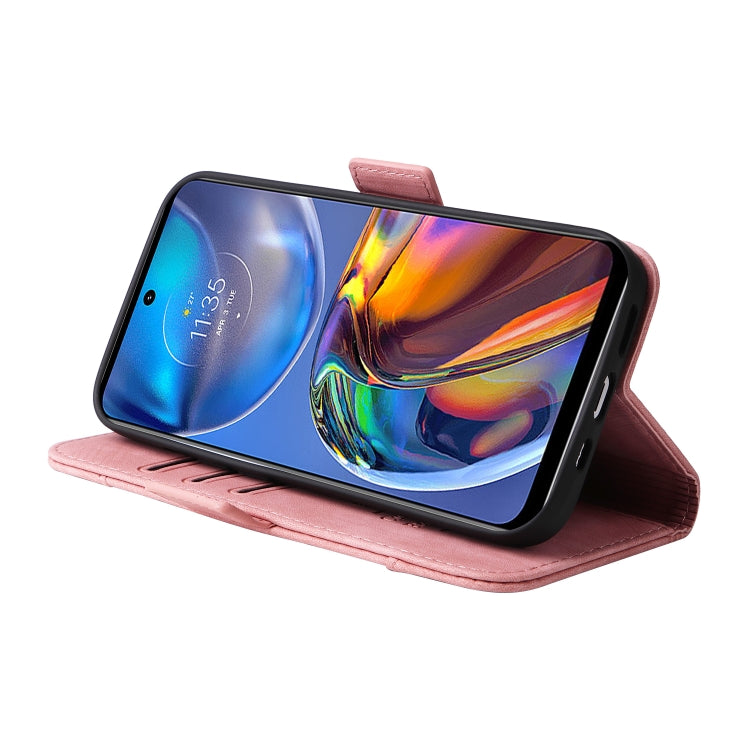 For Motorola Moto E32 BETOPNICE Dual-side Buckle Leather Phone Case