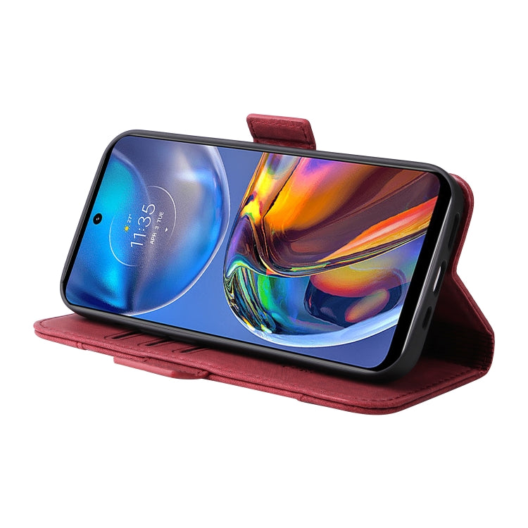 For Motorola Moto E32 BETOPNICE Dual-side Buckle Leather Phone Case