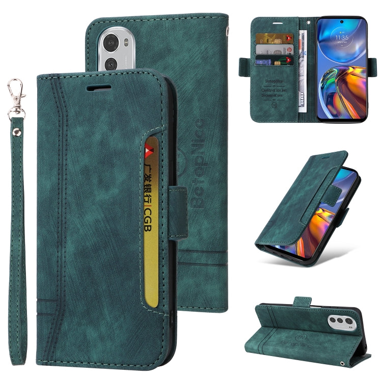 For Motorola Moto E32 BETOPNICE Dual-side Buckle Leather Phone Case