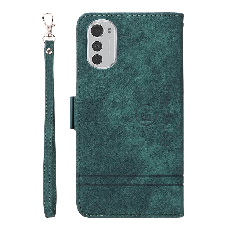 For Motorola Moto E32 BETOPNICE Dual-side Buckle Leather Phone Case