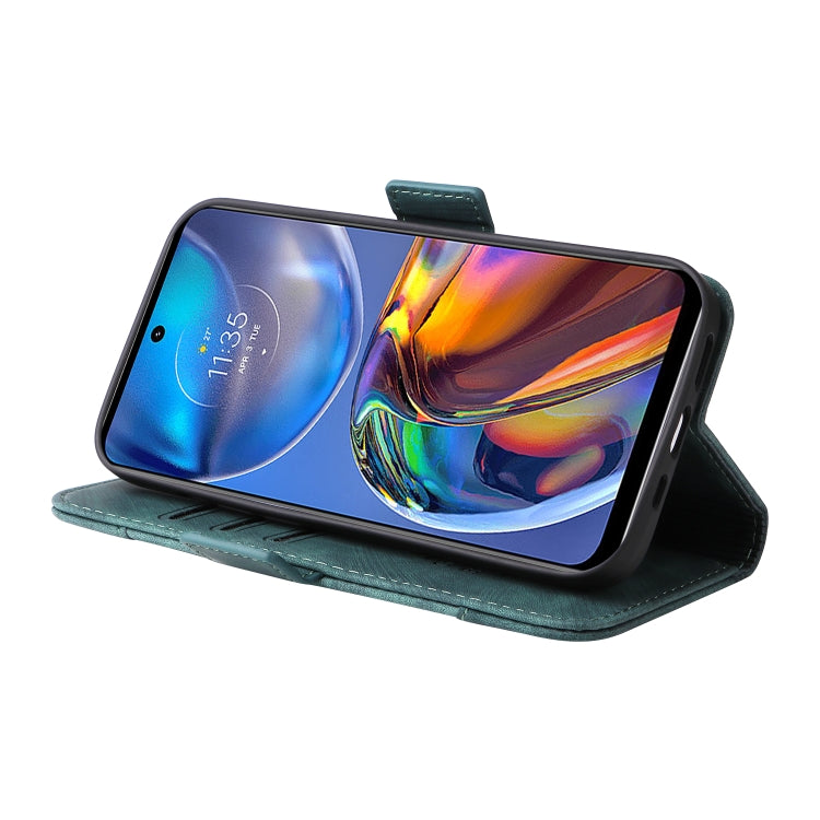 For Motorola Moto E32 BETOPNICE Dual-side Buckle Leather Phone Case