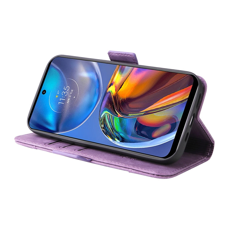 For Motorola Moto E32 BETOPNICE Dual-side Buckle Leather Phone Case