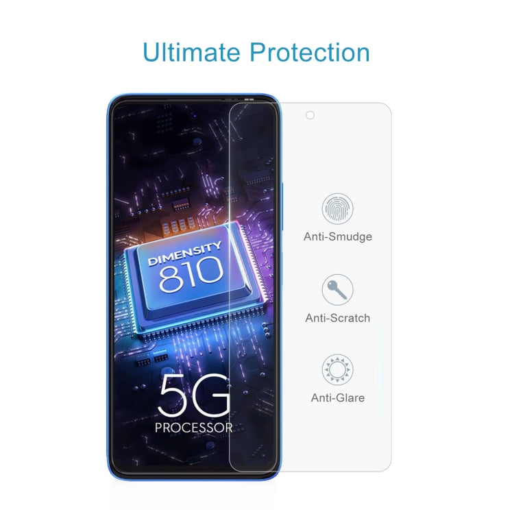For Tecno Pova Neo 5G 10pcs 0.26mm 9H 2.5D Tempered Glass Film