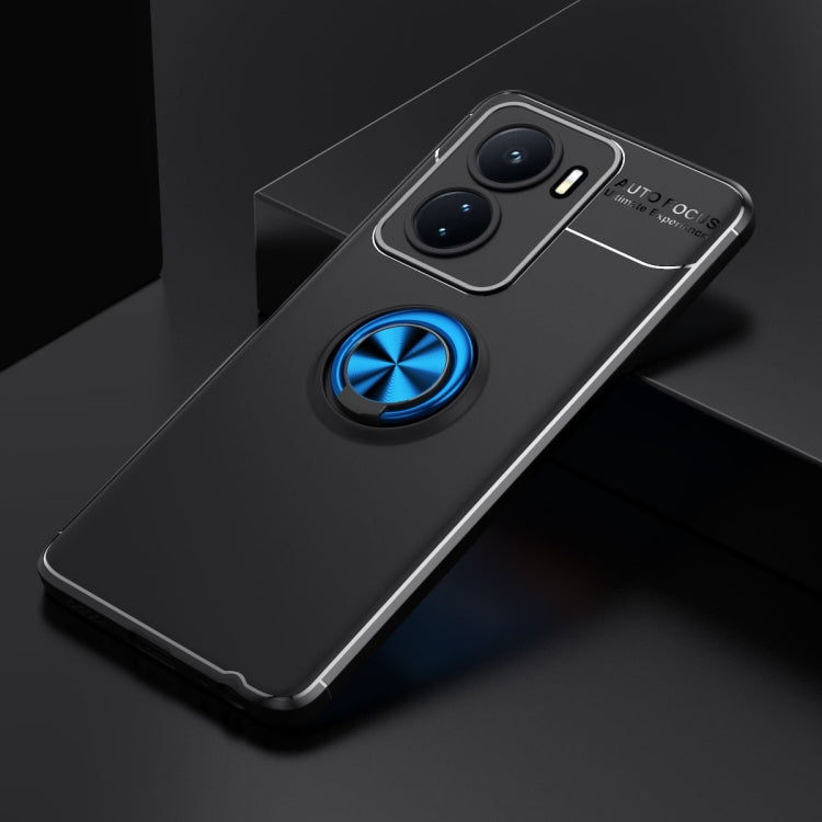 For vivo iQOO Z6 5G Metal Ring Holder TPU Phone Case