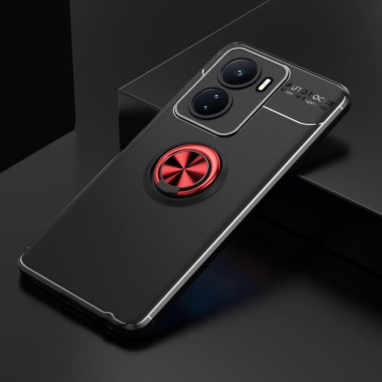 For vivo iQOO Z6 5G Metal Ring Holder TPU Phone Case