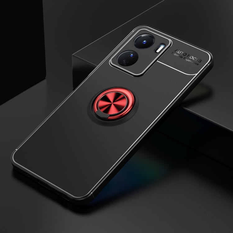 For vivo Y16 Metal Ring Holder TPU Phone Case