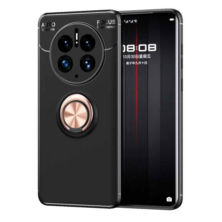 For Huawei Mate 50 Pro Metal Ring Holder TPU Phone Case