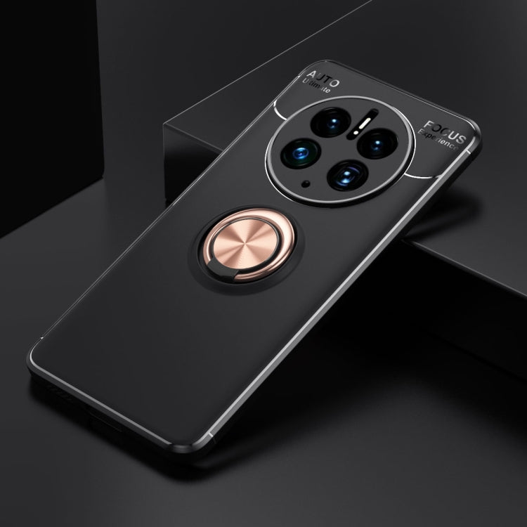 For Huawei Mate 50 Pro Metal Ring Holder TPU Phone Case