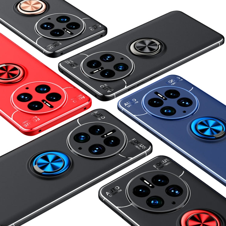 For Huawei Mate 50 Pro Metal Ring Holder TPU Phone Case