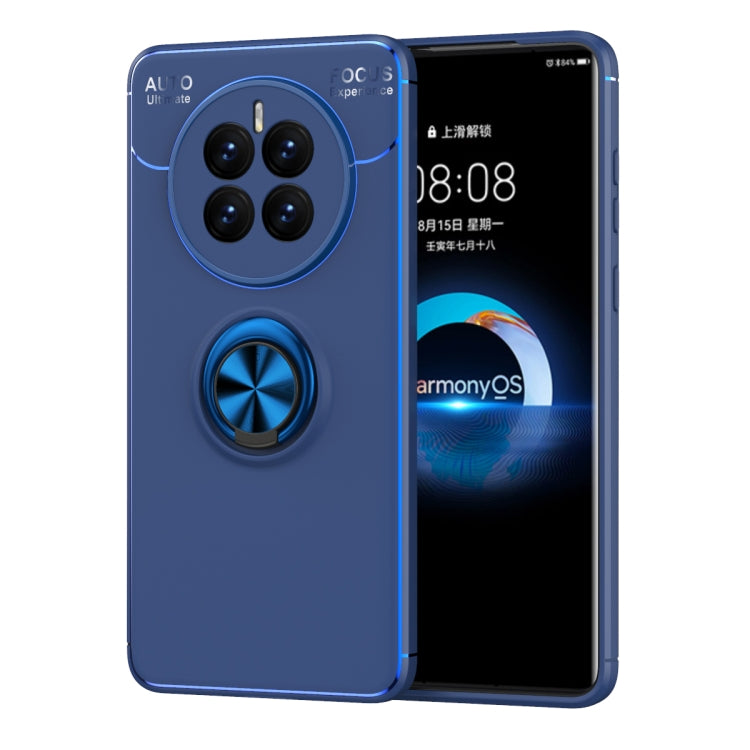 For Huawei Mate 50 Metal Ring Holder TPU Phone Case
