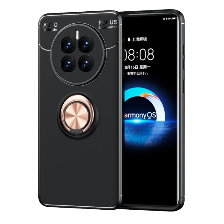 For Huawei Mate 50 Metal Ring Holder TPU Phone Case