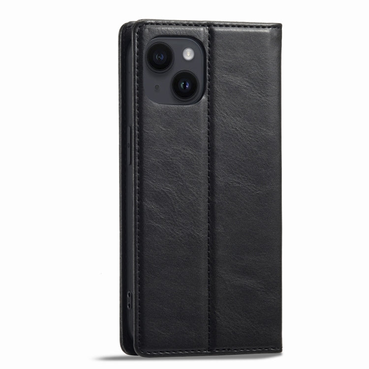 For iPhone 14 Plus LC.IMEEKE RFID Anti-theft Leather Phone Case