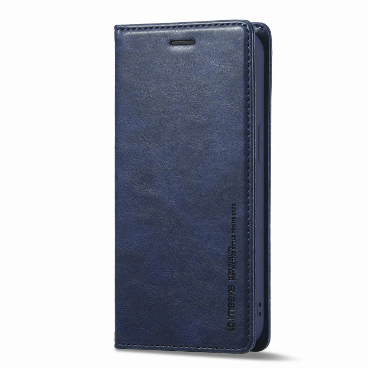 For iPhone 14 Plus LC.IMEEKE RFID Anti-theft Leather Phone Case