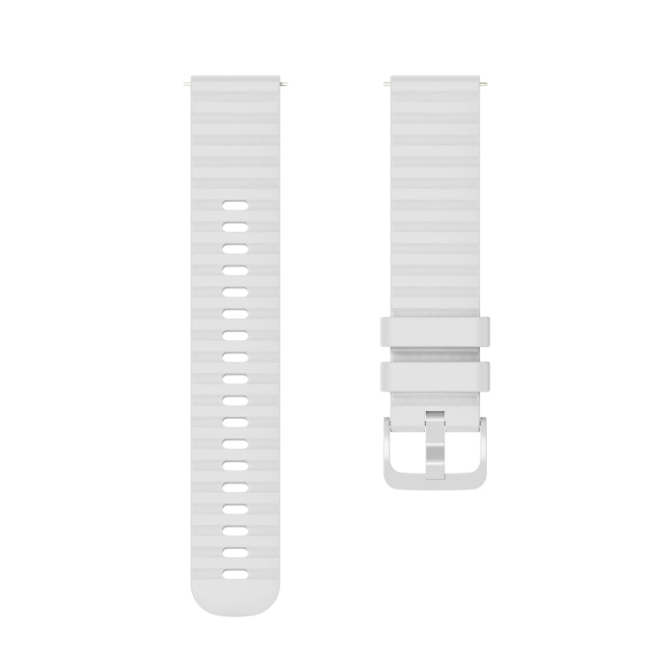 22mm Universal Wave Pockmark Texture Silicone Watch Band