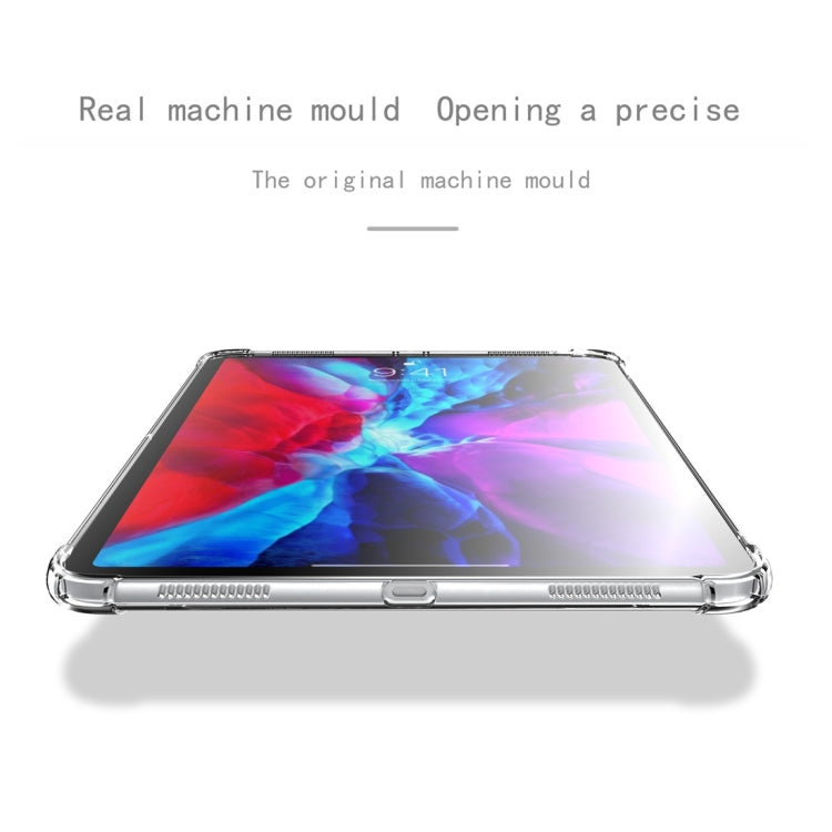 For iPad Pro 12.9 (2020) Shockproof Acrylic Transparent Protective Tablet Case