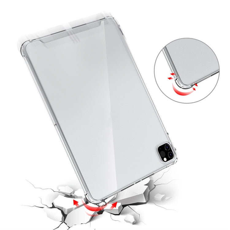 For iPad Pro 12.9 (2020) Shockproof Acrylic Transparent Protective Tablet Case