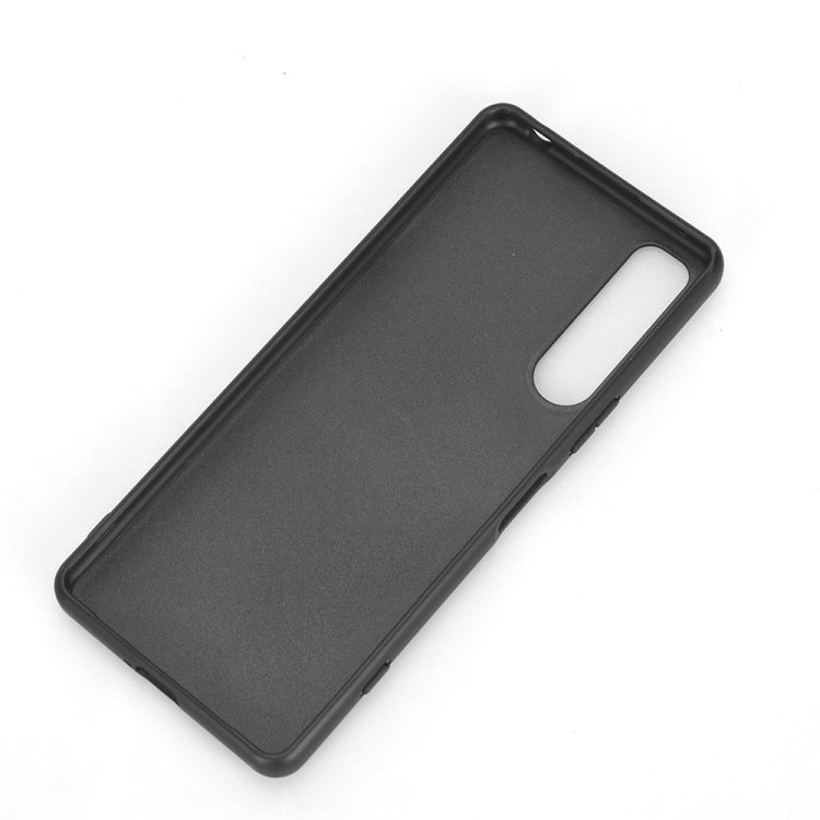For Sony Xperia 5 IV Sewing Cow Pattern Skin PC + PU + TPU Case
