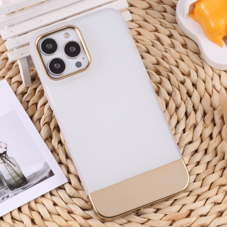 For iPhone 14 Pro Max TPU + Electroplated PC Phone Case
