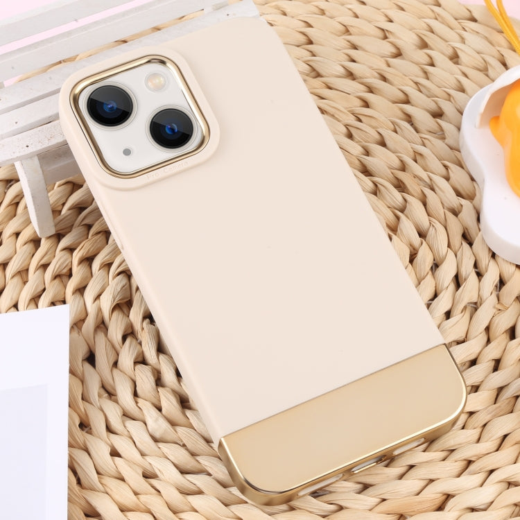 For iPhone 14 TPU + Electroplated PC Phone Case