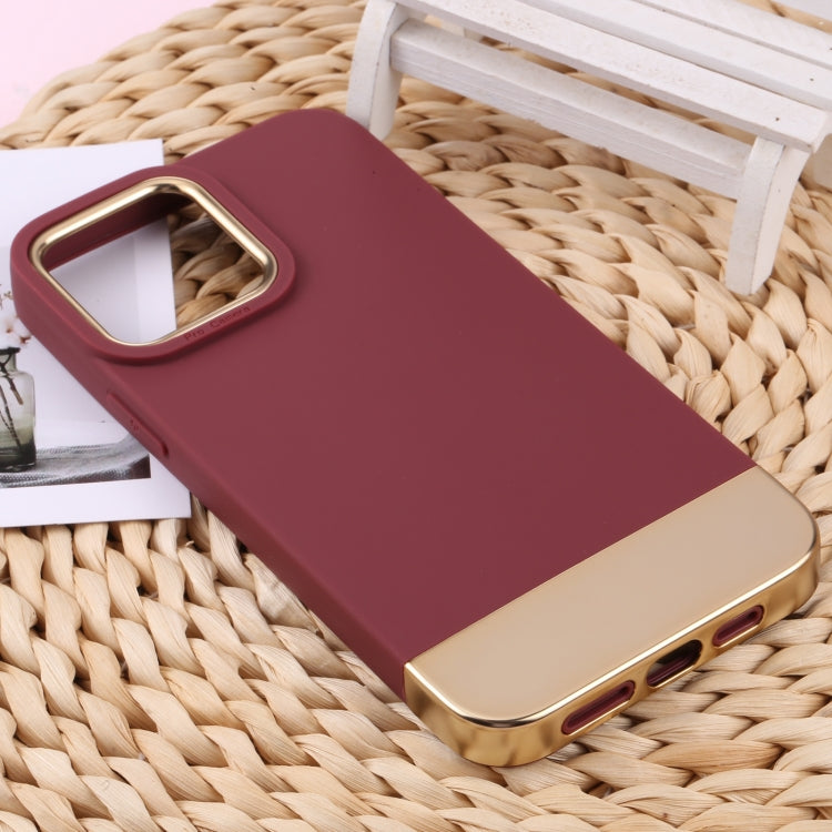 For iPhone 14 TPU + Electroplated PC Phone Case