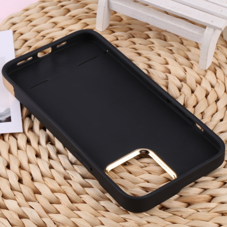 For iPhone 14 TPU + Electroplated PC Phone Case
