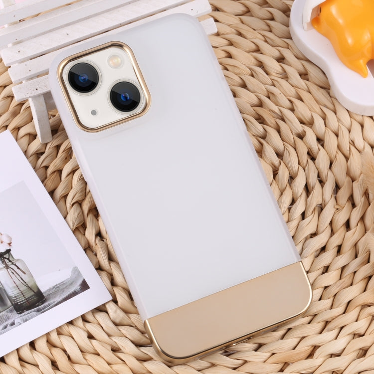 For iPhone 14 TPU + Electroplated PC Phone Case