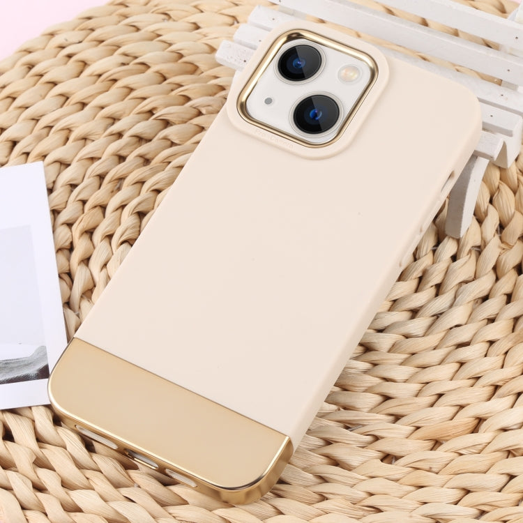 For iPhone 14 Plus TPU + Electroplated PC Phone Case