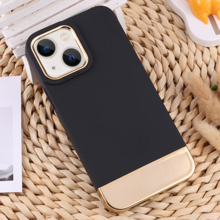For iPhone 14 Plus TPU + Electroplated PC Phone Case