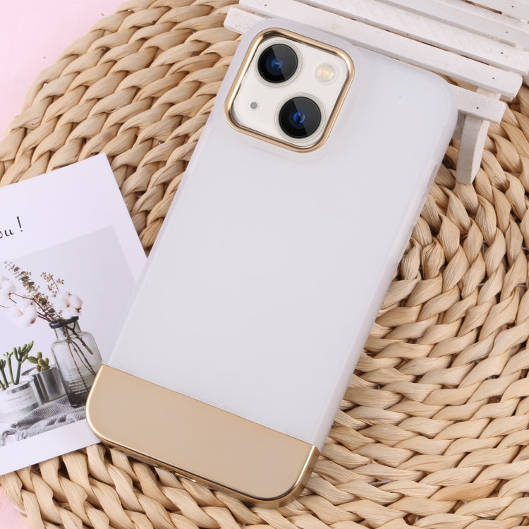 For iPhone 14 Plus TPU + Electroplated PC Phone Case
