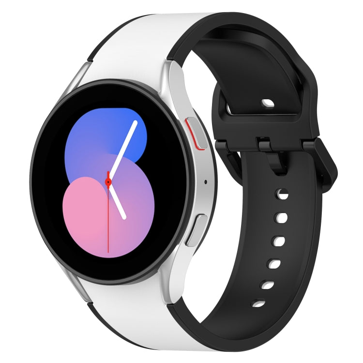 For Samsung Galaxy Watch5 40mm / 44mm Two-color Silicone Watch Band