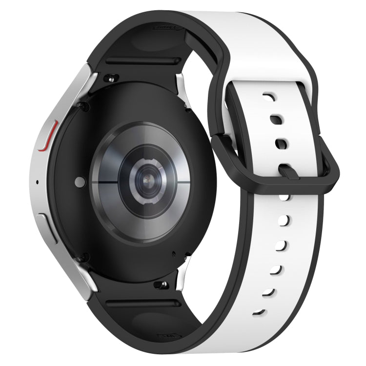 For Samsung Galaxy Watch5 40mm / 44mm Two-color Silicone Watch Band