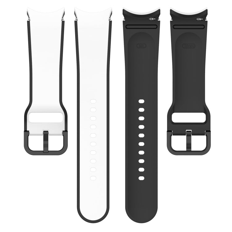 For Samsung Galaxy Watch5 40mm / 44mm Two-color Silicone Watch Band