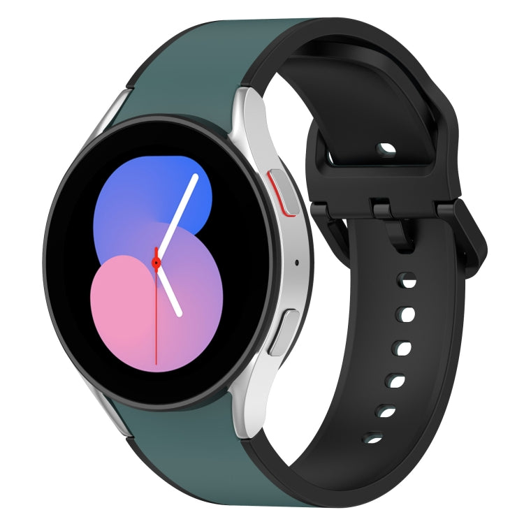For Samsung Galaxy Watch5 40mm / 44mm Two-color Silicone Watch Band