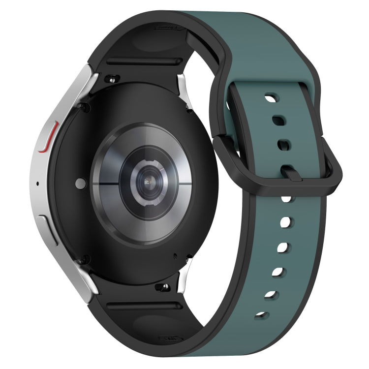 For Samsung Galaxy Watch5 40mm / 44mm Two-color Silicone Watch Band