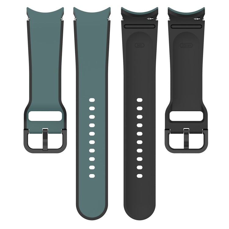 For Samsung Galaxy Watch5 40mm / 44mm Two-color Silicone Watch Band