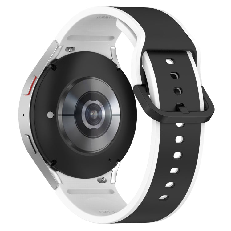 For Samsung Galaxy Watch5 40mm / 44mm Two-color Silicone Watch Band