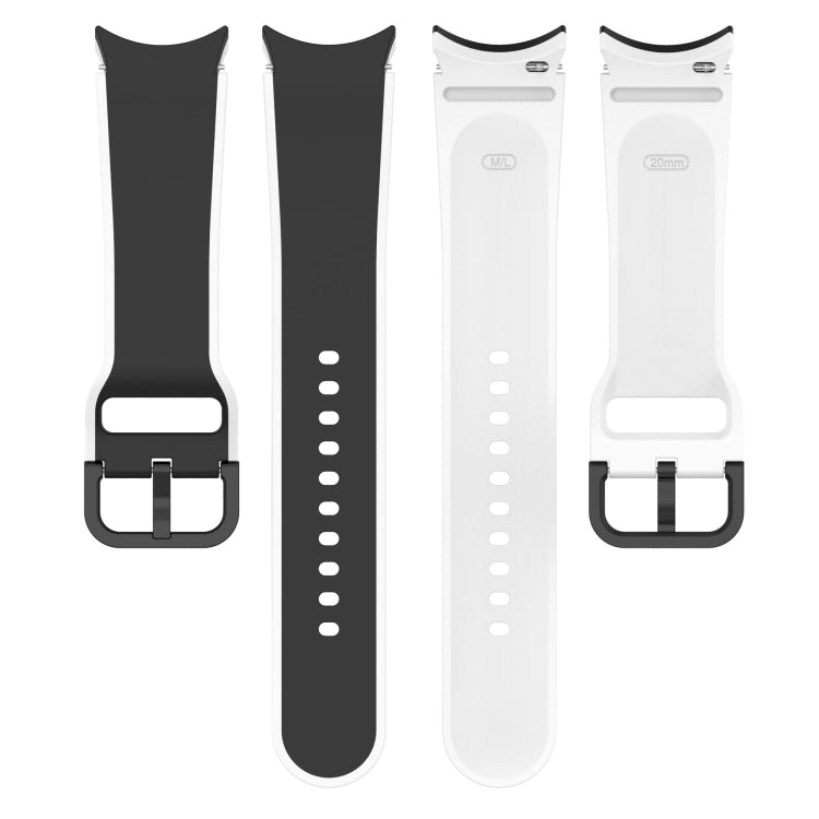 For Samsung Galaxy Watch5 40mm / 44mm Two-color Silicone Watch Band