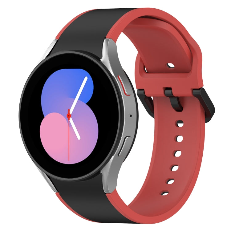 For Samsung Galaxy Watch5 40mm / 44mm Two-color Silicone Watch Band