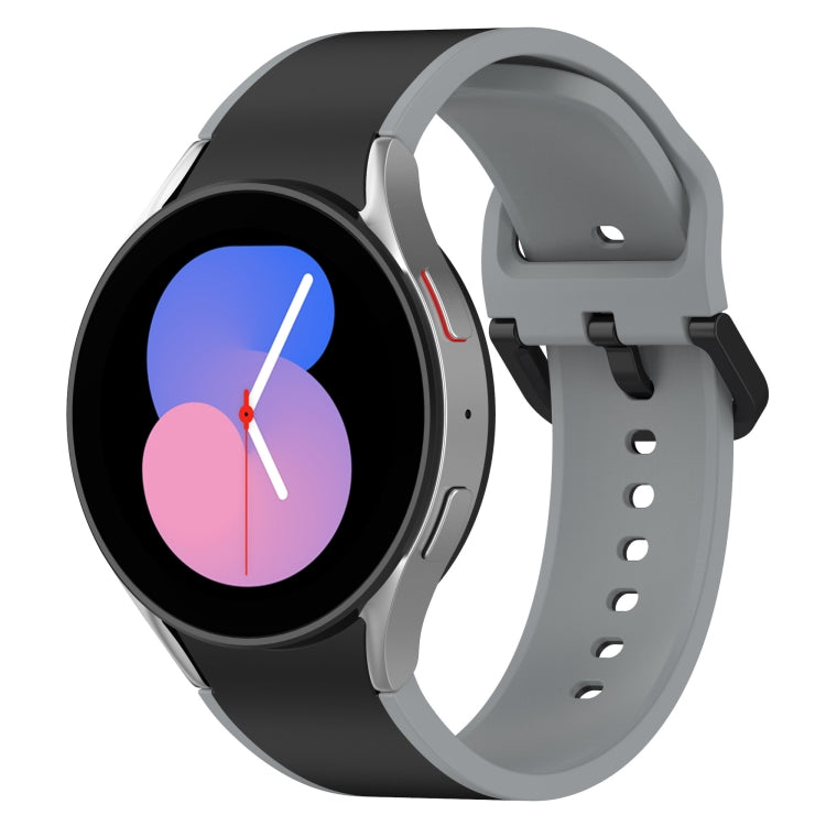 For Samsung Galaxy Watch5 40mm / 44mm Two-color Silicone Watch Band