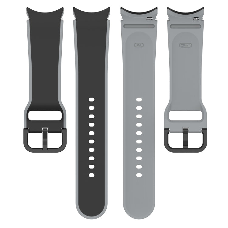 For Samsung Galaxy Watch5 40mm / 44mm Two-color Silicone Watch Band