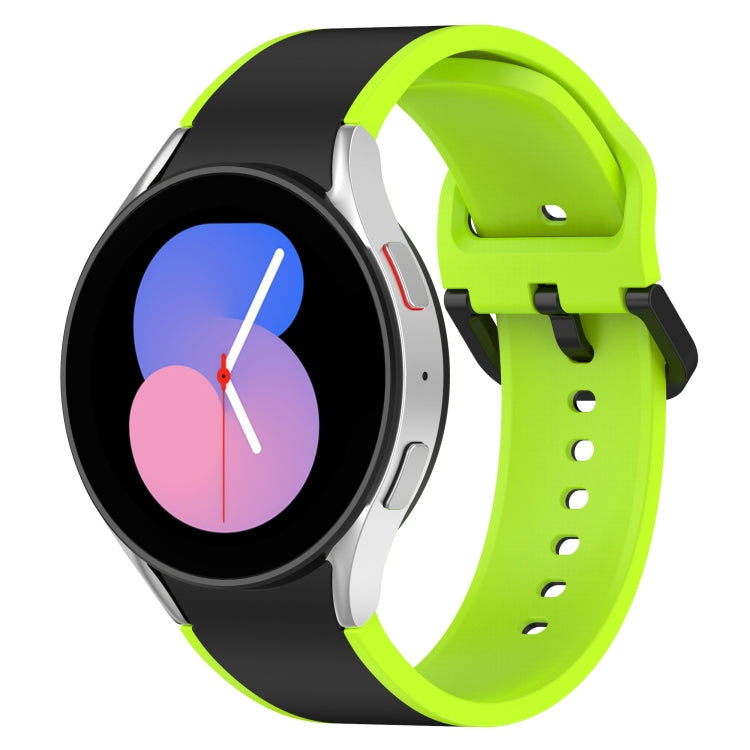 For Samsung Galaxy Watch5 40mm / 44mm Two-color Silicone Watch Band