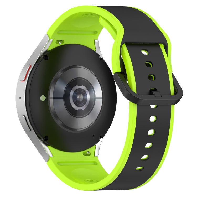 For Samsung Galaxy Watch5 40mm / 44mm Two-color Silicone Watch Band