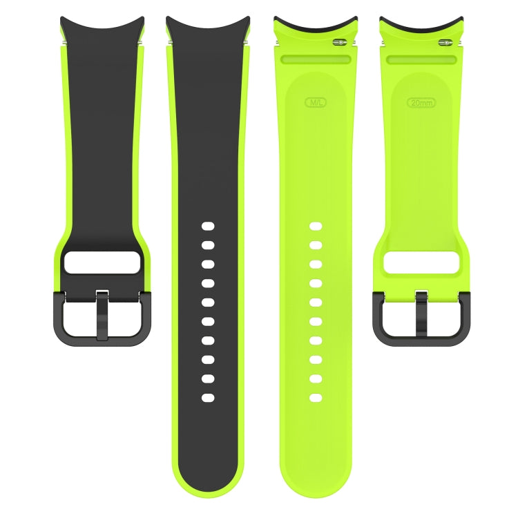 For Samsung Galaxy Watch5 40mm / 44mm Two-color Silicone Watch Band