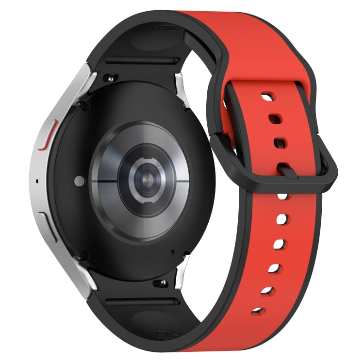 For Samsung Galaxy Watch5 40mm / 44mm Two-color Silicone Watch Band
