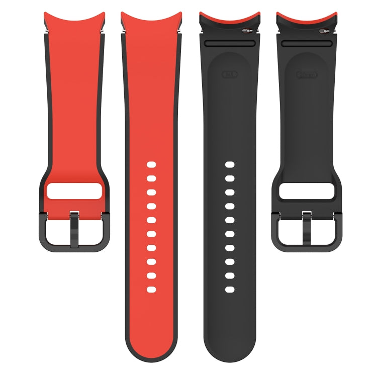 For Samsung Galaxy Watch5 40mm / 44mm Two-color Silicone Watch Band