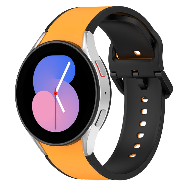 For Samsung Galaxy Watch5 40mm / 44mm Two-color Silicone Watch Band