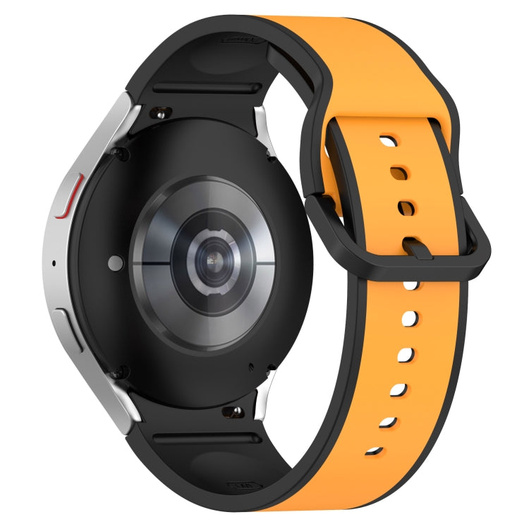 For Samsung Galaxy Watch5 40mm / 44mm Two-color Silicone Watch Band
